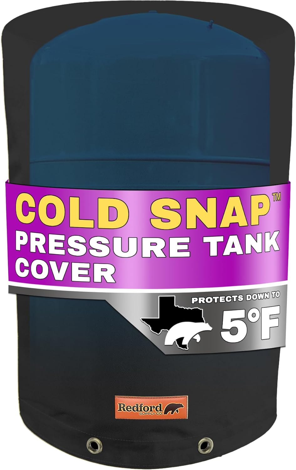 Cold Snap Wellhead Cover™ Prevents Costly Repairs Due to Freezing Weather - Easily Slips On and Off for Fast Concealment