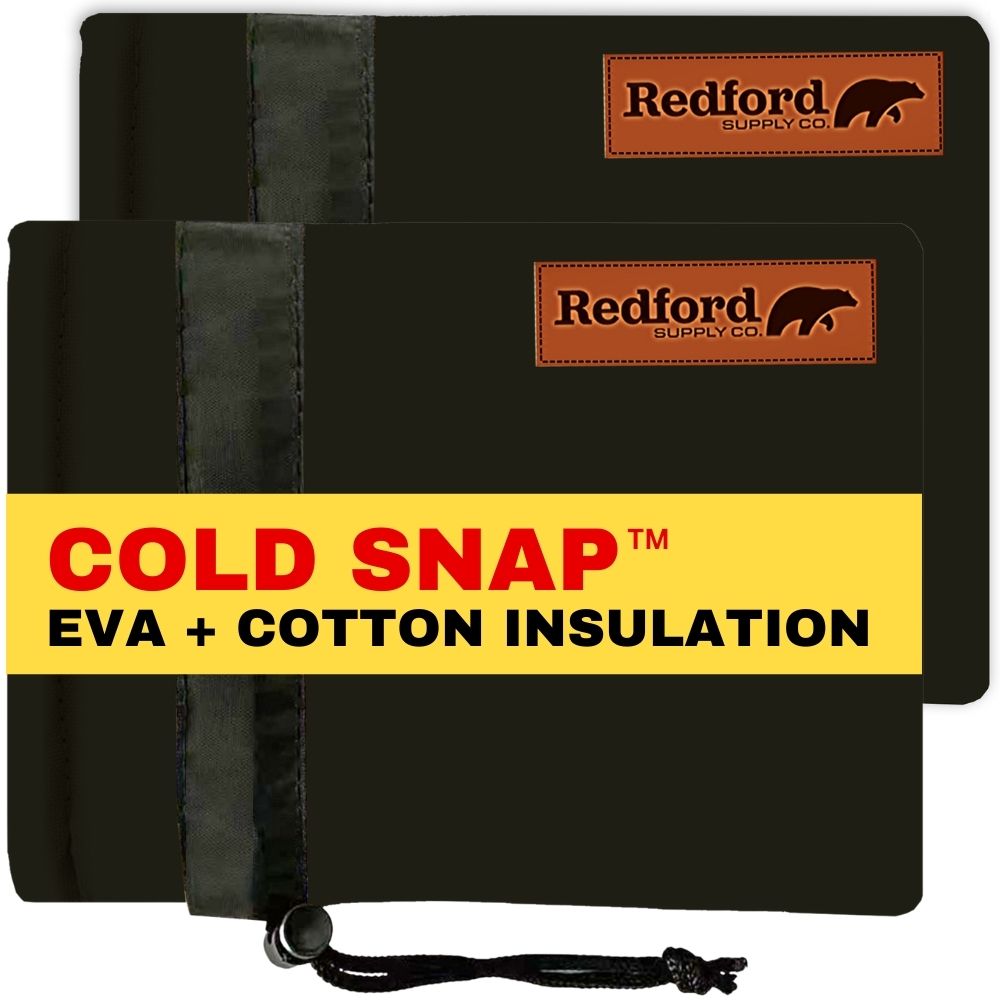 Redford Supply Co. 2 Pack Cold Snap (0°F) Double Wall Faucet Covers for Winter - Spigot Covers Winter Insulated, Water Faucet Covers for Outside, Faucet Cover Socks