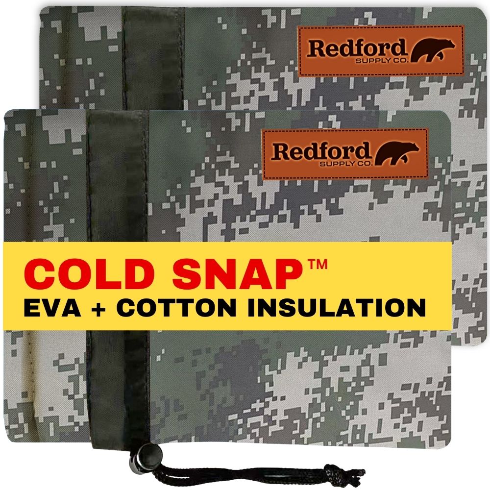 Redford Supply Co. 2 Pack Cold Snap (0°F) Double Wall Faucet Covers for Winter - Spigot Covers Winter Insulated, Water Faucet Covers for Outside, Faucet Cover Socks