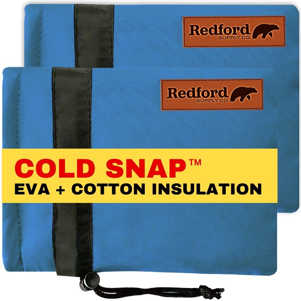 Redford Supply Co. 2 Pack Cold Snap (0°F) Double Wall Faucet Covers for Winter - Spigot Covers Winter Insulated, Water Faucet Covers for Outside, Faucet Cover Socks