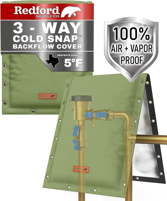 3-Way Opening Backflow Cover (Green)