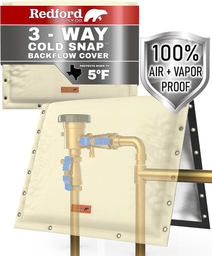 3-Way Opening Backflow Cover (Beige)