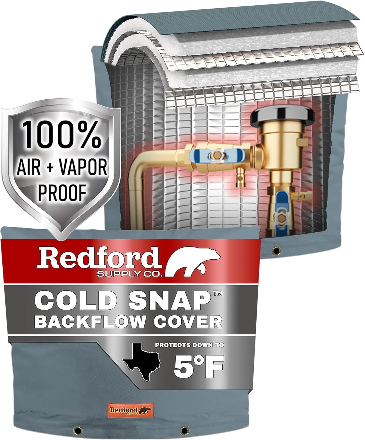 Cold Snap (5°F) Backflow Preventer Cover (Grey)