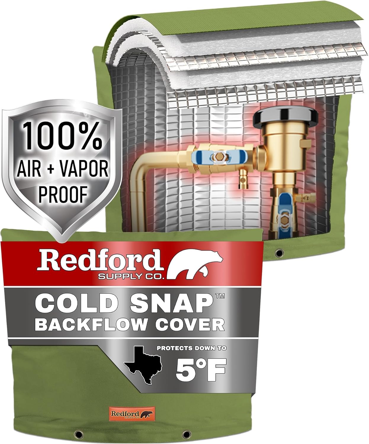 Cold Snap (5°F) Backflow Preventer Cover (Green)