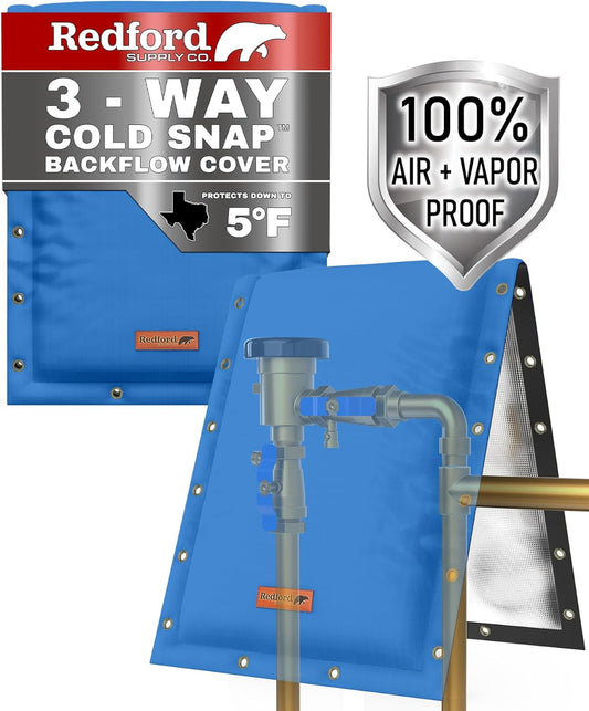 3-Way Opening Backflow Cover (Blue)