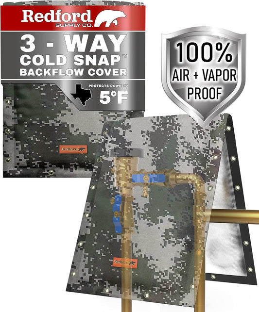 3-Way Opening Backflow Cover (Camo)