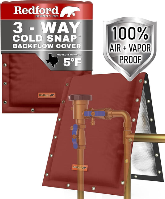 3-Way Opening Backflow Cover (Red)