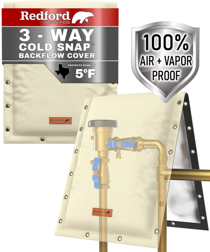 3-Way Opening Backflow Cover (Beige)