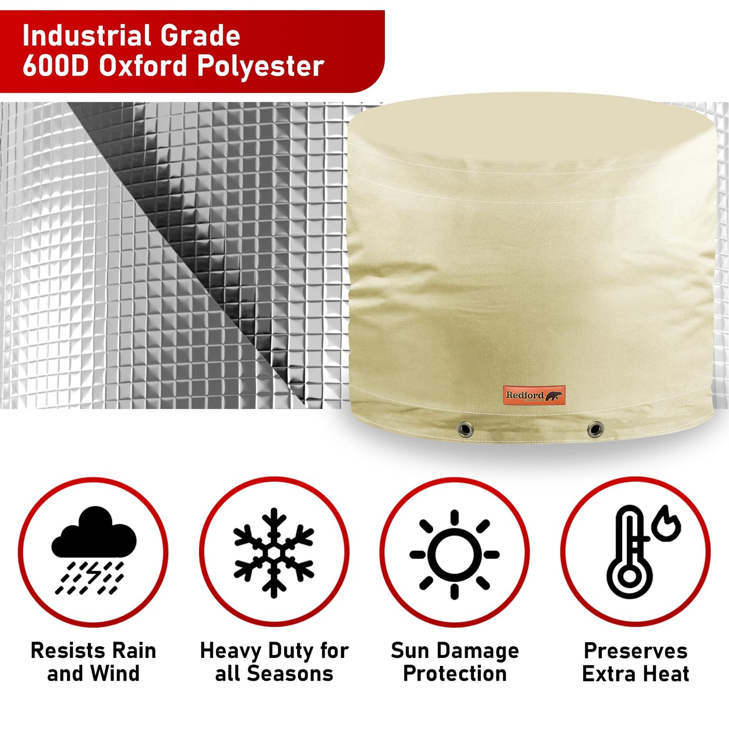 Cold Snap Water Storage Tank Cover