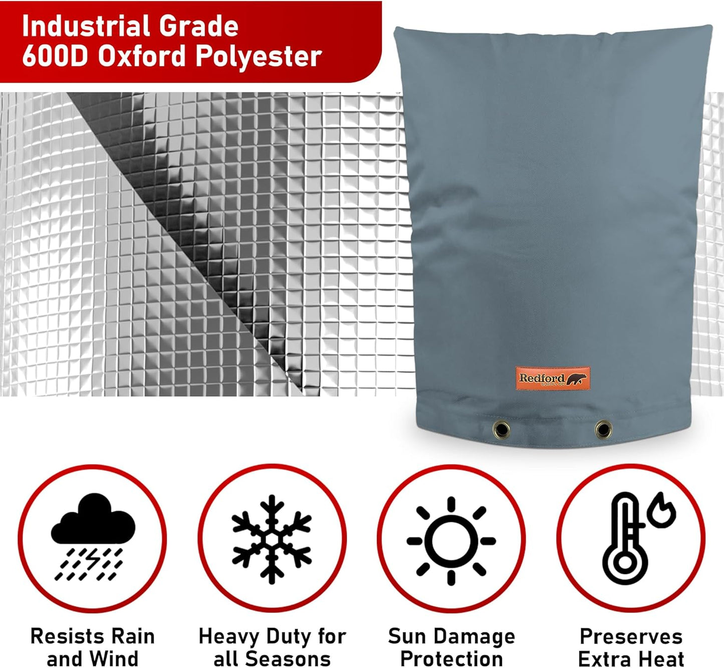 Cold Snap (5°F) Backflow Preventer Cover (Grey)