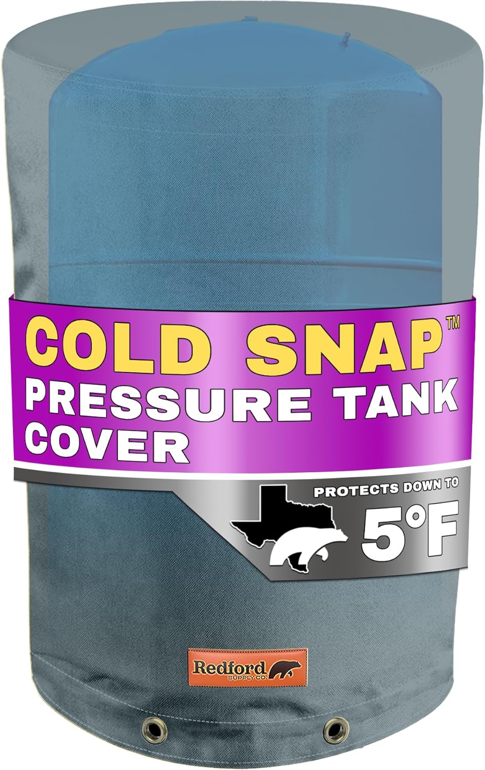 Cold Snap Wellhead Cover™ Prevents Costly Repairs Due to Freezing Weather - Easily Slips On and Off for Fast Concealment