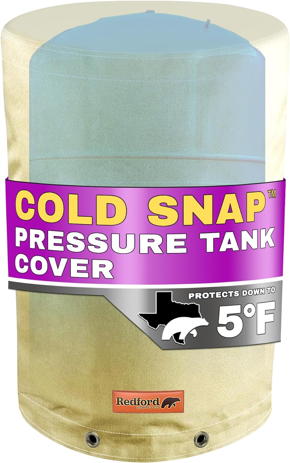 Cold Snap Wellhead Cover™ Prevents Costly Repairs Due to Freezing Weather - Easily Slips On and Off for Fast Concealment