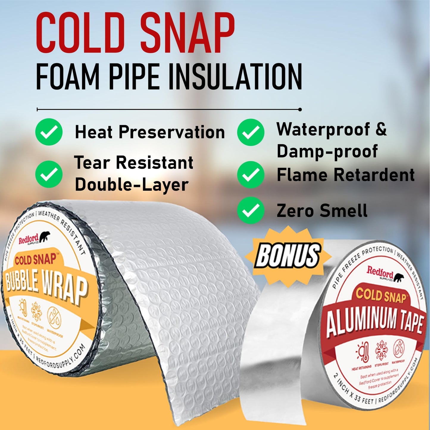 Bubble Foil Insulation Wrap