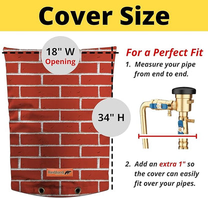 Cold Snap (5°F) Backflow Preventer Cover (Red)