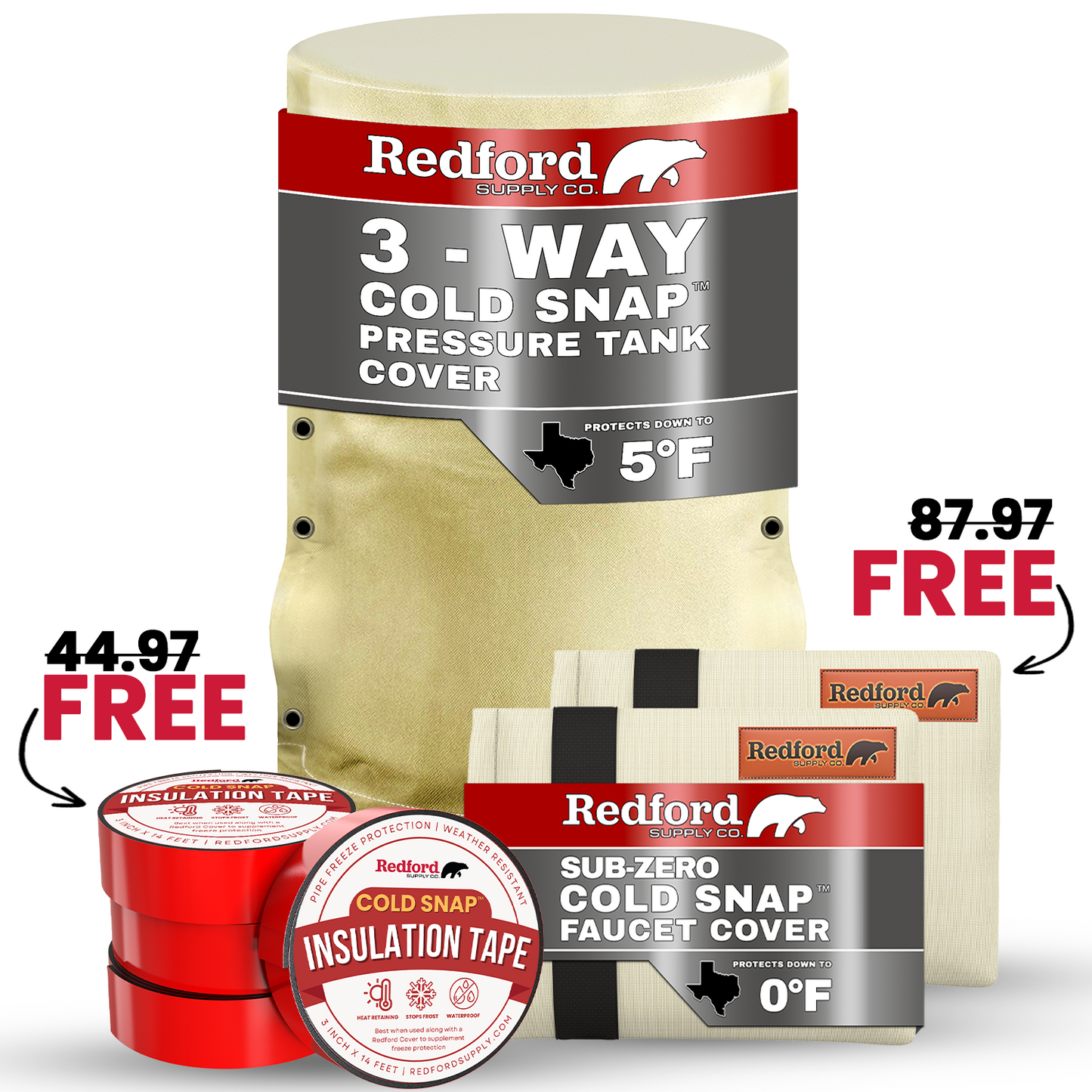 Cold Snap™ Pressure Tank Insulation Cover