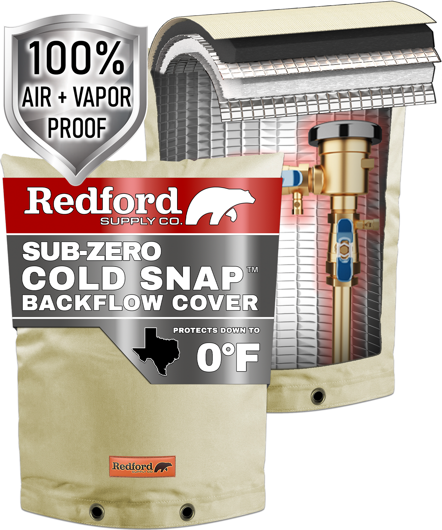 Cold Snap (0°F) Backflow Preventer Cover (Beige)