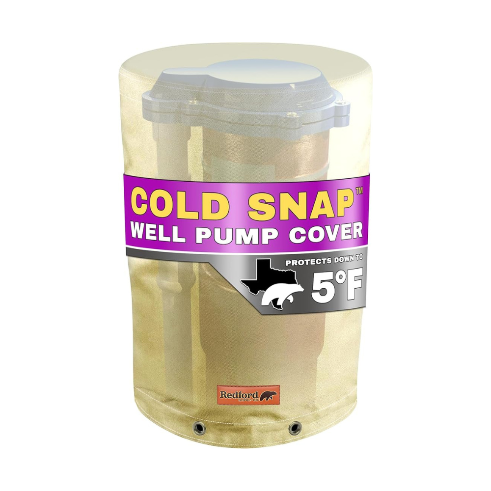 Redford Supply Co. Round Winter Pipe Insulation - Well Head Cover, Well Pump Cover, Water Well Pump Covers Extra Large, Water Well Tank Insulation Blanket, Well Cover for Yard