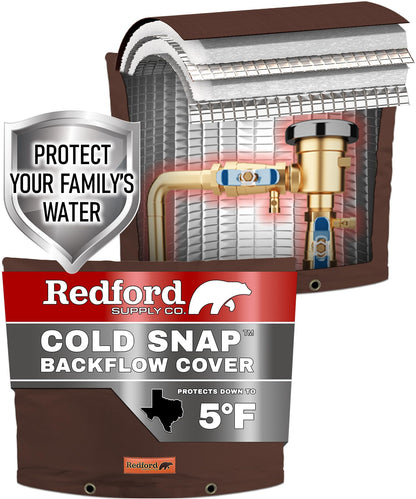 Cold Snap (5°F) Backflow Preventer Cover (Brown)