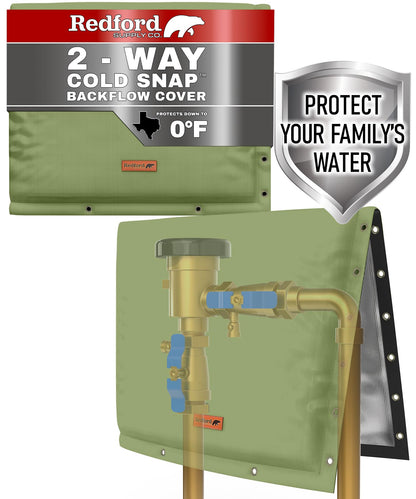 2-Way Backflow Preventer Cover (Green)