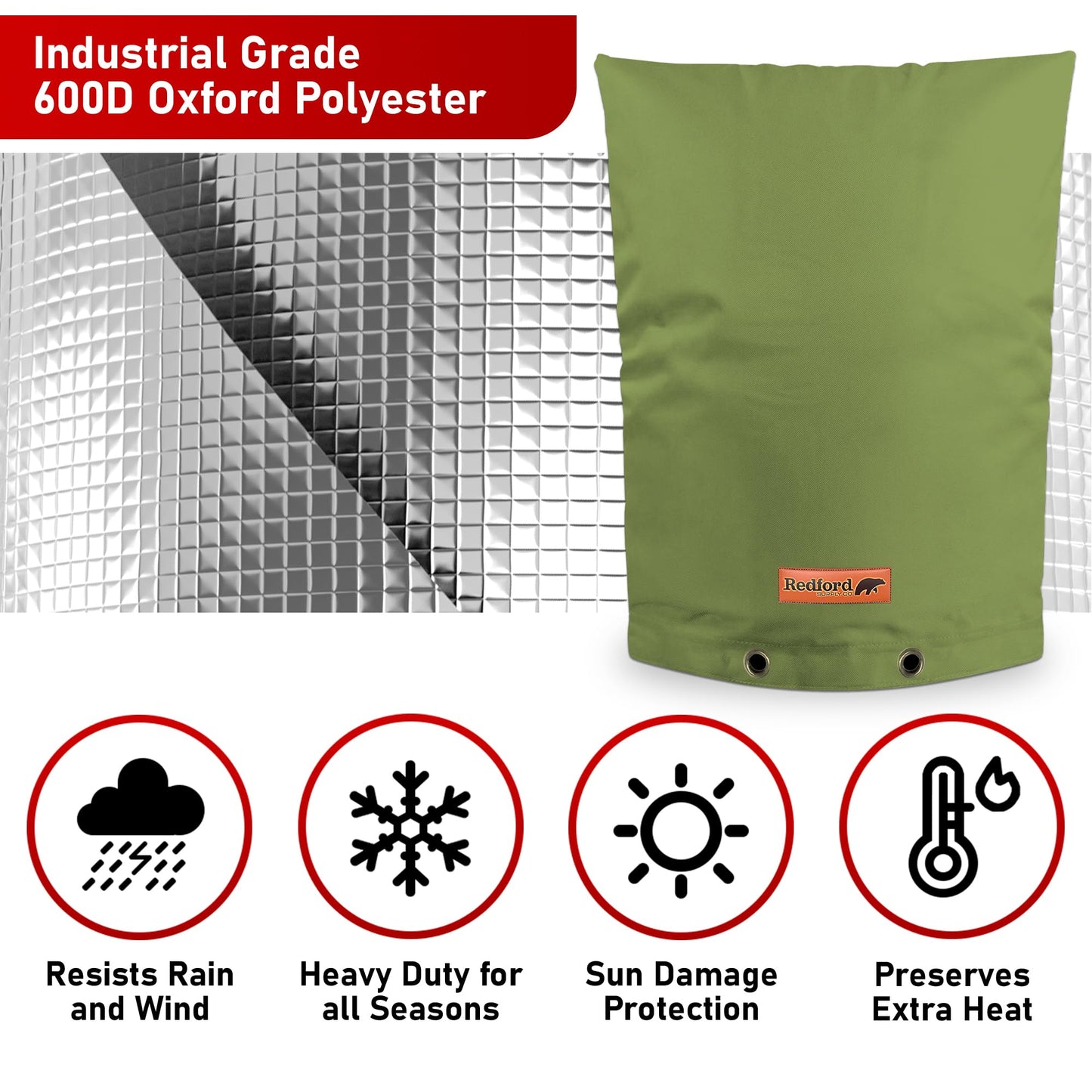 Cold Snap (0°F) Backflow Preventer Cover (Green)