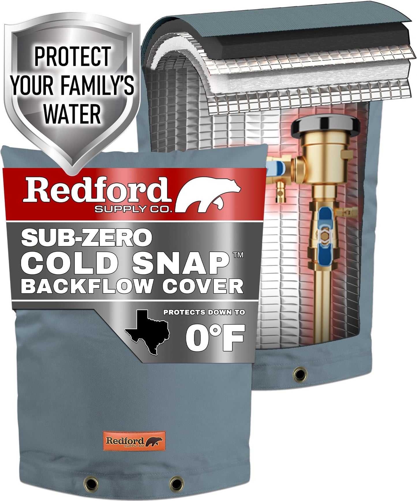 Cold Snap (0°F) Backflow Preventer Cover (Gray)