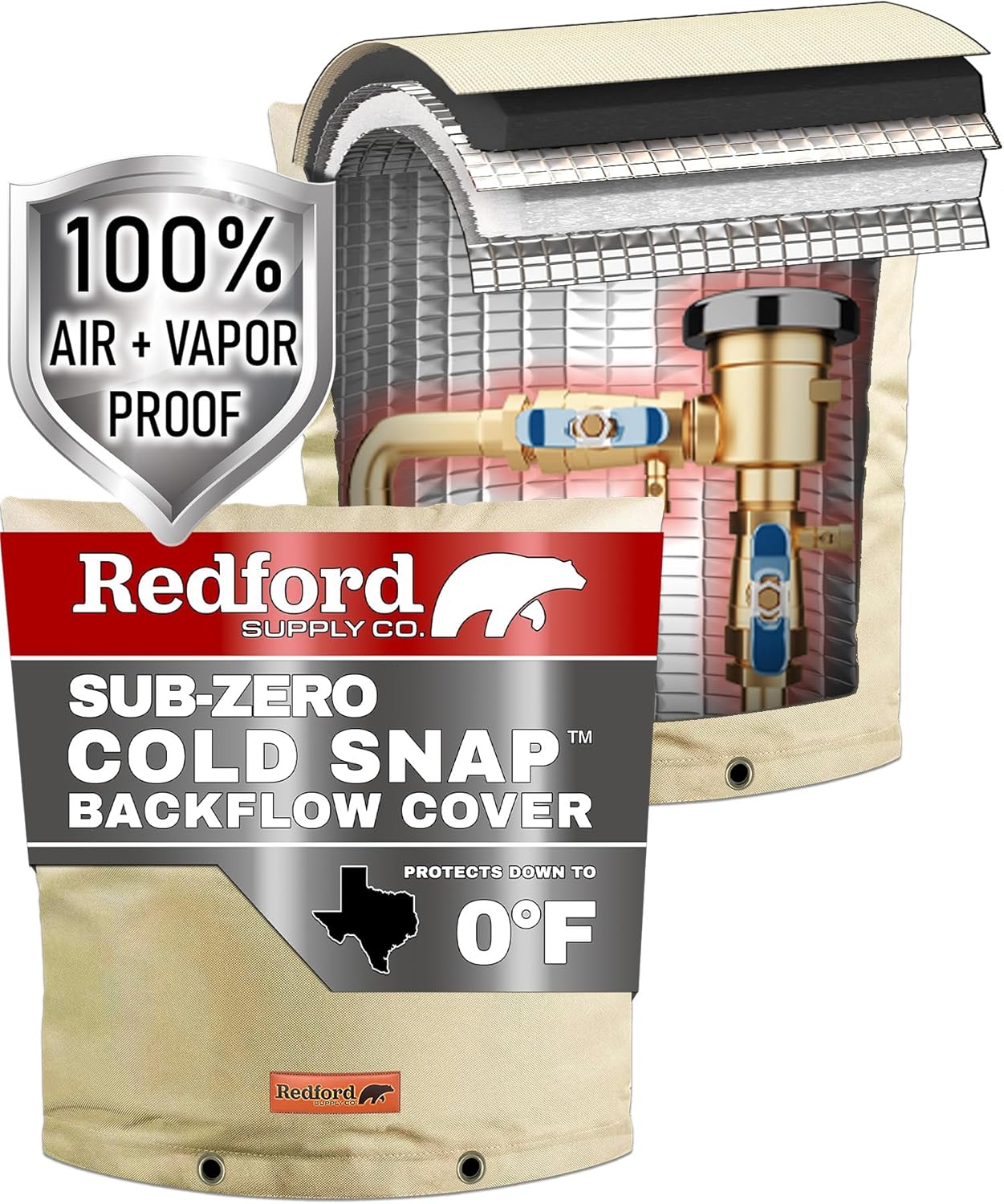 Cold Snap (0°F) Backflow Preventer Cover (Beige)