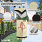 Redford Supply Co. Long Outdoor Faucet Covers for Winter Freeze Protection - Outdoor Faucet Cover Socks for Freeze Protection, Spigot Covers Winter Insulated Outdoor Faucet, Outside Hose Cover for Winter Outdoor Faucet Insulation (14"W x 27"H)