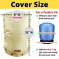 Customizable Cold Snap Wellhead Cover™ Prevents Costly Repairs Due to Freezing Weather - Easily Slips On and Off for Fast Concealment (Beige)