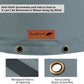 Customizable Cold Snap Wellhead Cover™ Prevents Costly Repairs Due to Freezing Weather - Easily Slips On and Off for Fast Concealment (Grey)