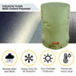 Customizable Cold Snap Wellhead Cover™ Prevents Costly Repairs Due to Freezing Weather - Easily Slips On and Off for Fast Concealment (Green)