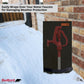 Redford Supply Co. Long Outdoor Faucet Covers for Winter Freeze Protection - Outdoor Faucet Cover Socks for Freeze Protection, Spigot Covers Winter Insulated Outdoor Faucet, Outside Hose Cover for Winter Outdoor Faucet Insulation (14"W x 27"H)