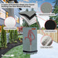 Redford Supply Co. Long Outdoor Faucet Covers for Winter Freeze Protection - Outdoor Faucet Cover Socks for Freeze Protection, Spigot Covers Winter Insulated Outdoor Faucet, Outside Hose Cover for Winter Outdoor Faucet Insulation (14"W x 27"H)