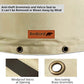 Customizable Cold Snap Double Wall™ Backflow Cover Easily Wraps Over Pipes for Fast Concealment - Prevents Costly Repairs Due to Freezing Weather (Beige)