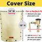 Customizable Cold Snap Double Wall™ Backflow Cover Easily Wraps Over Pipes for Fast Concealment - Prevents Costly Repairs Due to Freezing Weather (Beige)