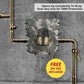 Customizable Cold Snap Double Wall™ Backflow Cover Easily Wraps Over Pipes for Fast Concealment - Prevents Costly Repairs Due to Freezing Weather (Camo)