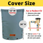 Customizable Cold Snap Double Wall™ Backflow Cover Easily Wraps Over Pipes for Fast Concealment - Prevents Costly Repairs Due to Freezing Weather (Grey)