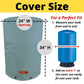 Cold Snap Wellhead Cover™ Prevents Costly Repairs Due to Freezing Weather - Easily Slips On and Off for Fast Concealment (Grey)